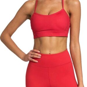Women's Vibrant Red Activewear Set